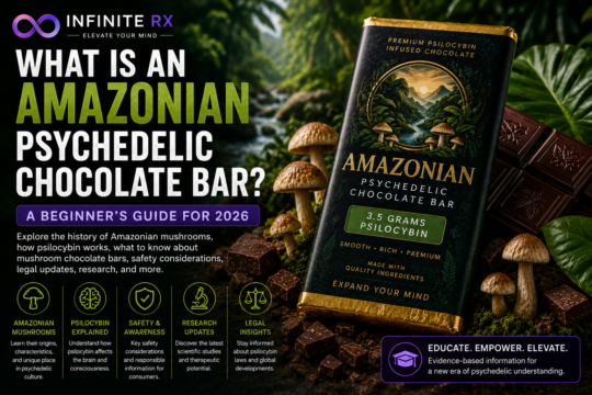 what Is an amazonian psychedelic chocolate bar