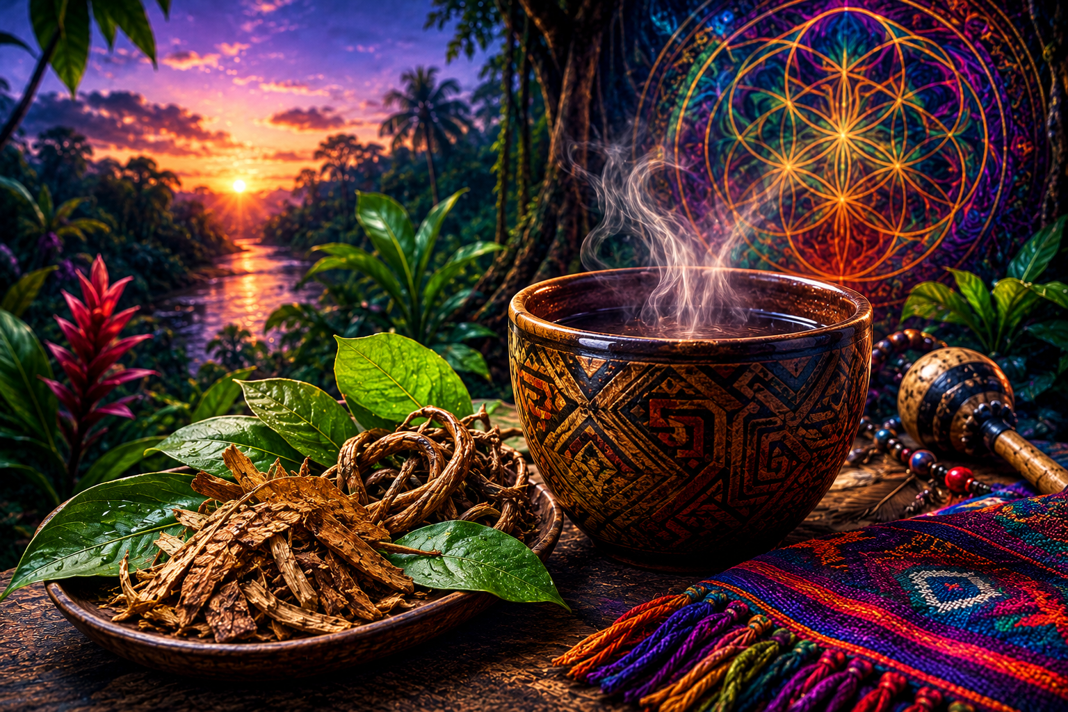 Préparation de l'ayahuasca&nbsp;: histoire, pratiques traditionnelles, recherches scientifiques et sécurité